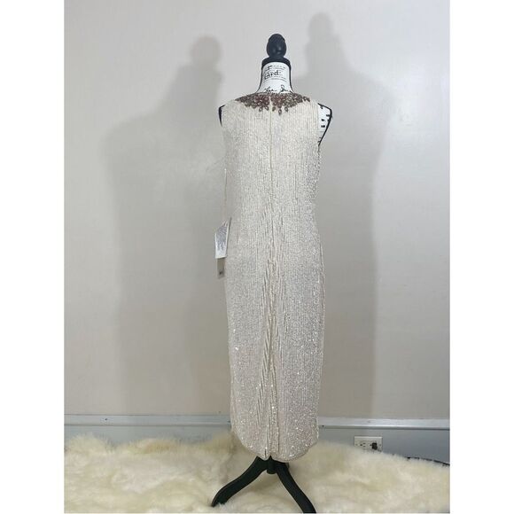 Mac Duggal Jeweled Neck Sequin Sleeveless Dress size 12 - Picture 5 of 11